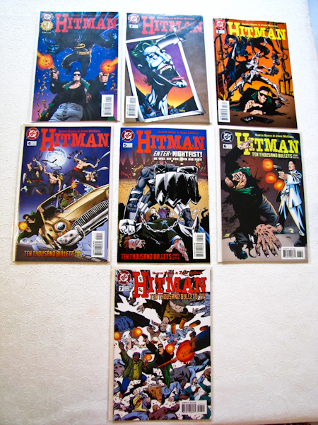 lot 62 image: DC comics 7 issues Hitman