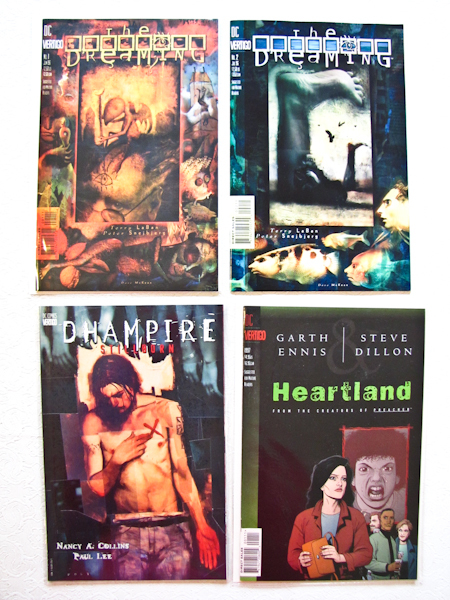 lot 73 image: DC Vertigo Comics 2 the Dreaming, 1 heartland and 1 Dhampire