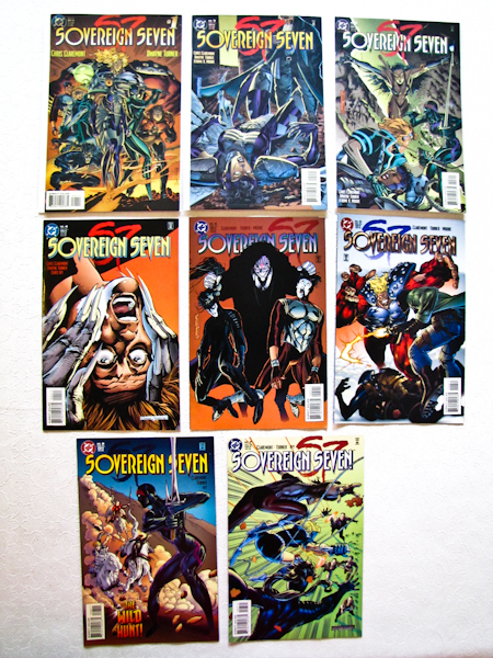 lot 78 image: DC comics Sovereign Seven 8 issues