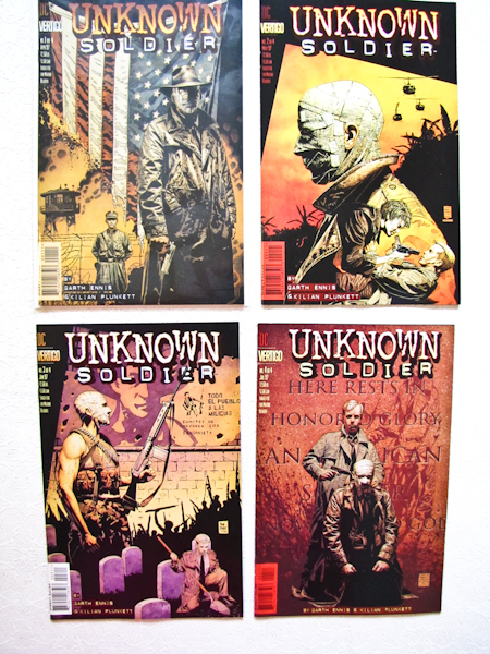 lot 81 image: DC Comics Vertigo Unknown Soldier 4 issues