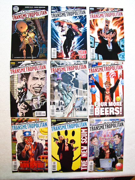 lot 83 image: DC Comics Vertigo Transmetropolitan  9 issues