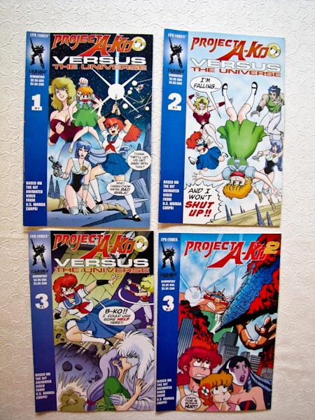lot 107 image: CPM Comics US Manga Project A-Ko 4 issues