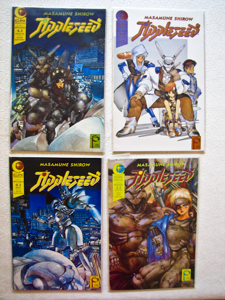 lot 109 image: Eclipse International Comics Appleseed 4 issues