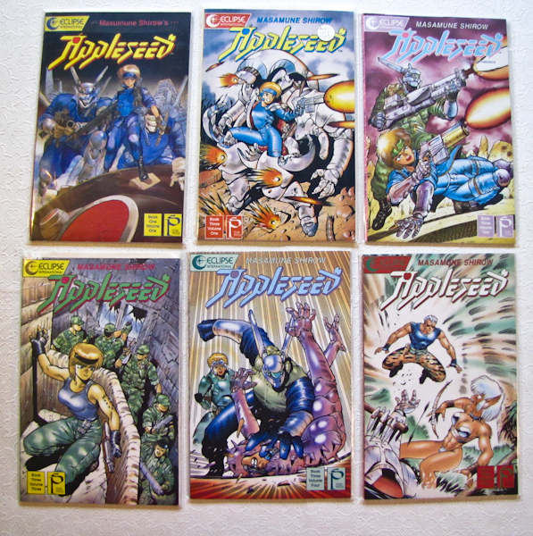 lot 110 image: Eclipse International Comics Appleseed 6 issues