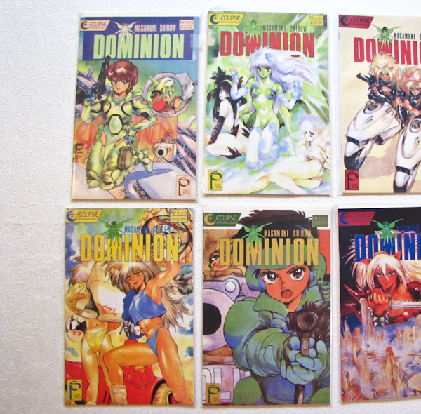 lot 113 image: Japanese comics, Eclipse International Comics,  Dominion 6 issues