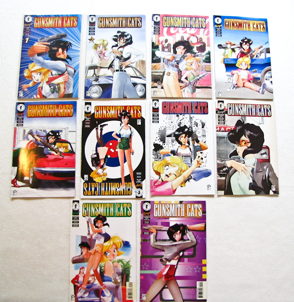 lot 119 image: Japanese comics Dark Horse Comics, Gunsmith Cats 10 issues