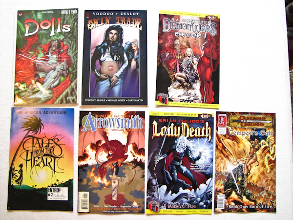 lot 120 image: 7 Comic books different titles please see all photos for titles