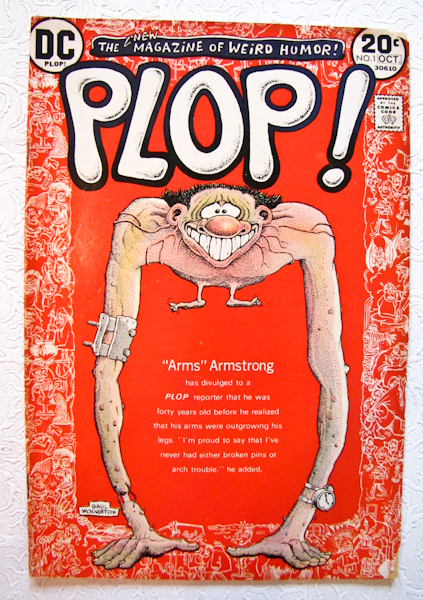 lot 21 image: First issue...DC Plop, The new magazine of weird humor. Plop