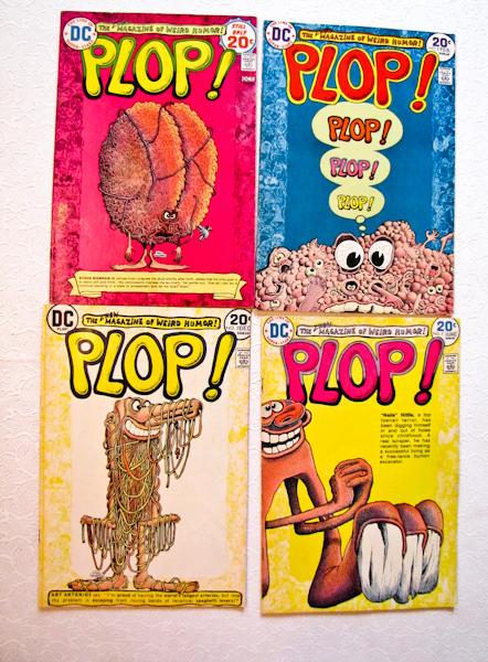 lot 22 image: DC Plop, The new magazine of weird humor. Plop 4 issues