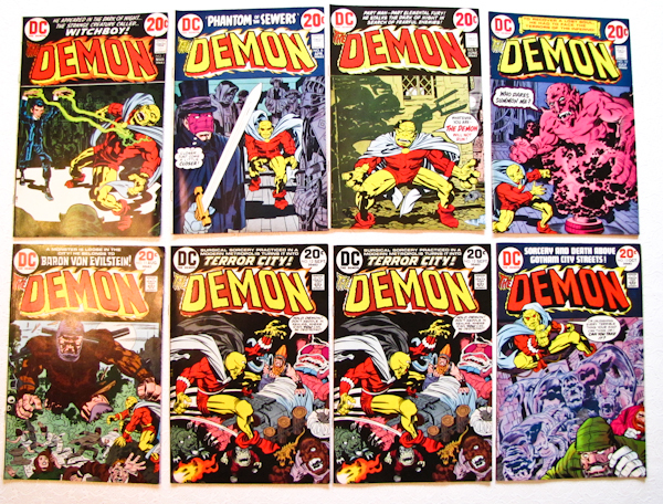 lot 24 image: DC comics Demon 8 issues