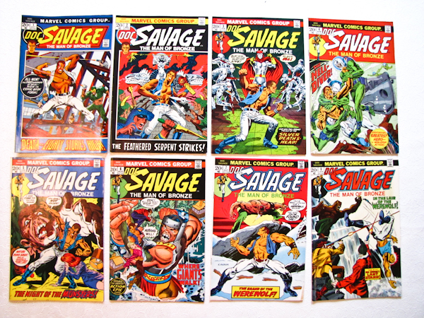 lot 26 image: Marvel Comics Doc Savage 8 issues