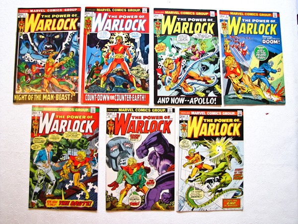 lot 34 image: Marvel Comics The Power of Warlock 7 issues