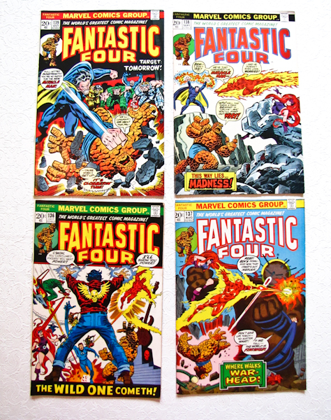 lot 36 image: Marvel Comics Fantastic Four 4 issues