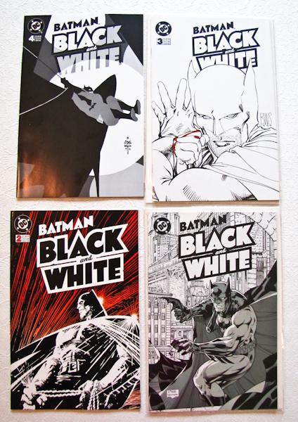 lot 41 image: DC Comics Batman Black and White 4 issues
