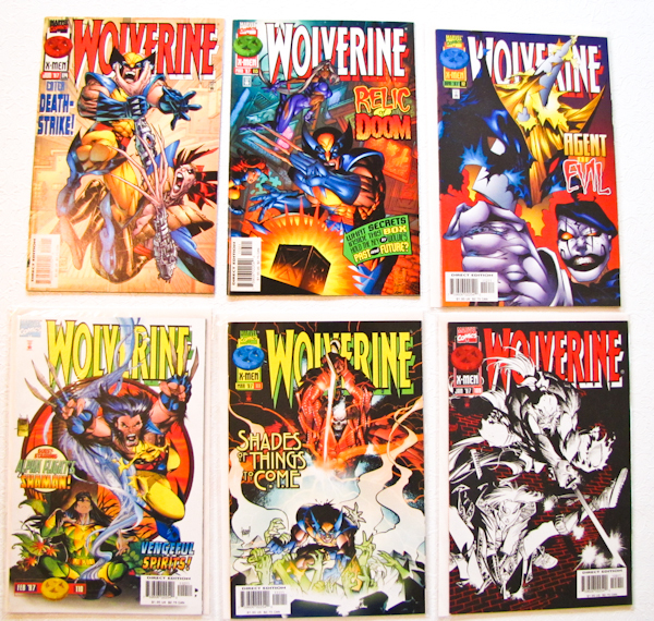 lot 128 image: Marvel Comics Wolverine 6 issues