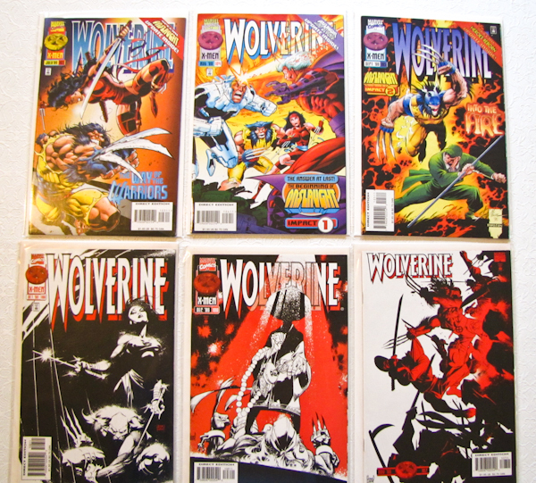 lot 129 image: Marvel Comics Wolverine 6 issues