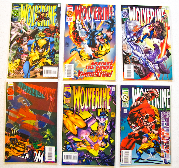 lot 131 image: Marvel Comics Wolverine 6 issues