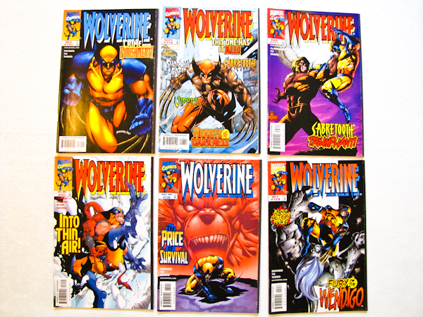 lot 134 image: Marvel Comics Wolverine 6 issues
