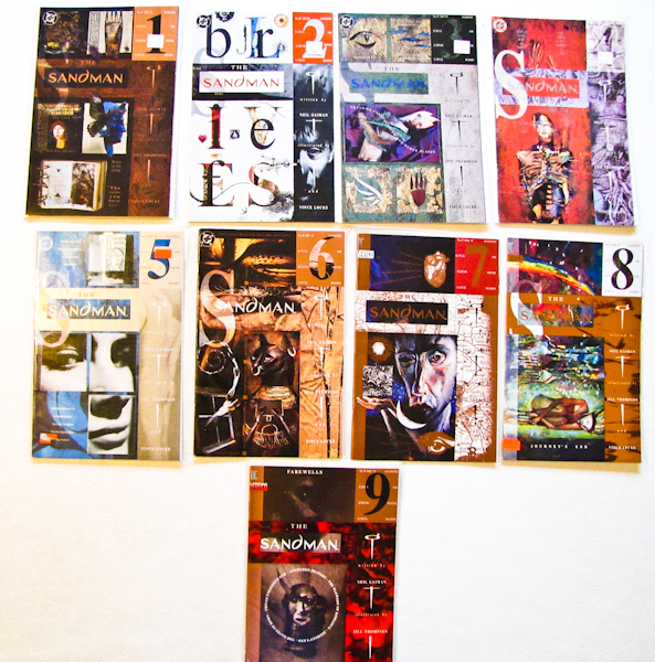 lot 148 image: DC comics, Sandman, 9 issues