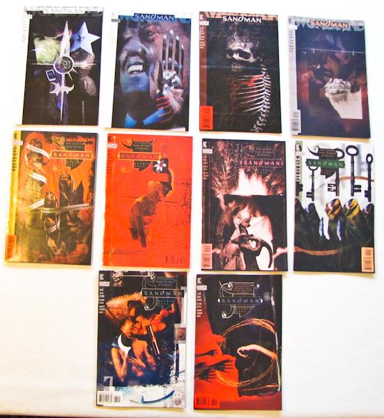 lot 151 image: DC comics, Sandman, 10 issues