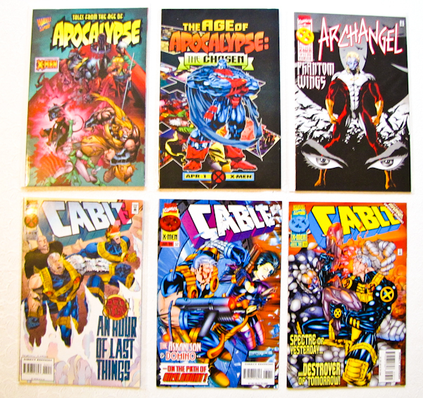 lot 157 image: Marvel Comics, Apocalypse,Archangel and Cable