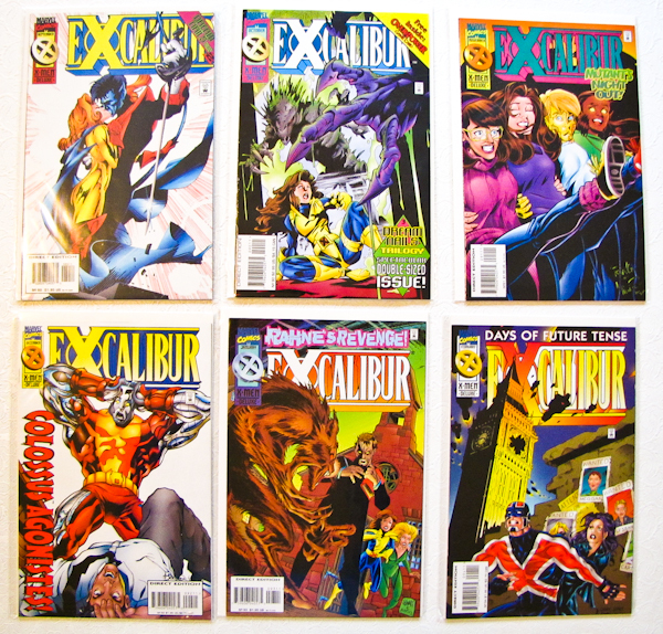 lot 159 image: Marvel Comics,  Excalibur, 6 issues