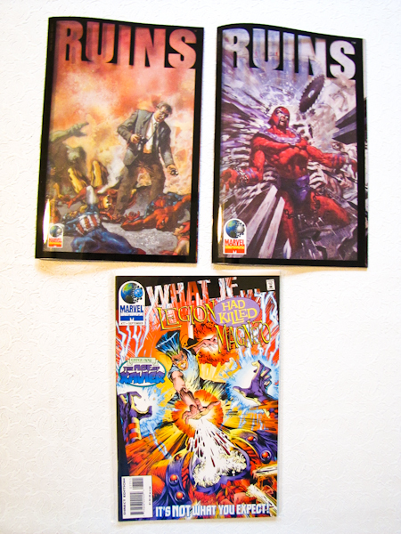 lot 163 image: Marvel Comics,  Ruins 2 issues and Xavier 1 issue