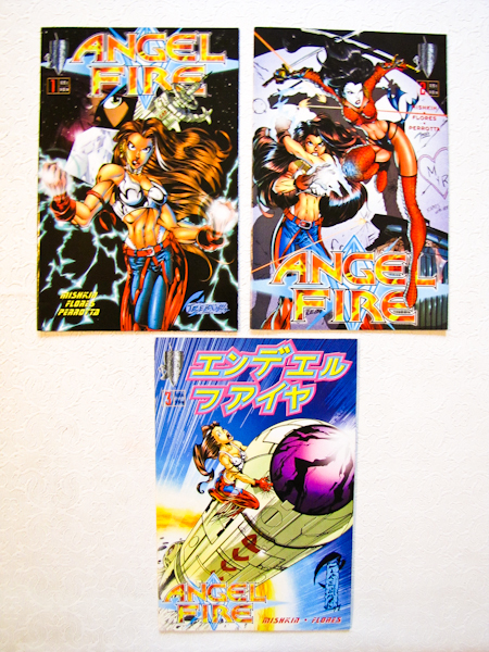 lot 164 image: Comics Angel Fire, 3 issues