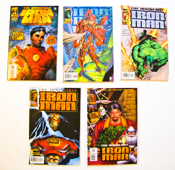 lot 165 image: Marvel Comics, Iron Man, 5 issues