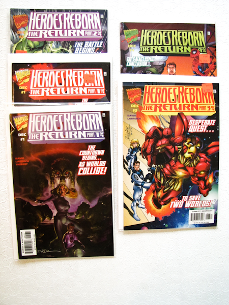 lot 199 image: Marvel Comics Heroes the Return Reborn 5 issues