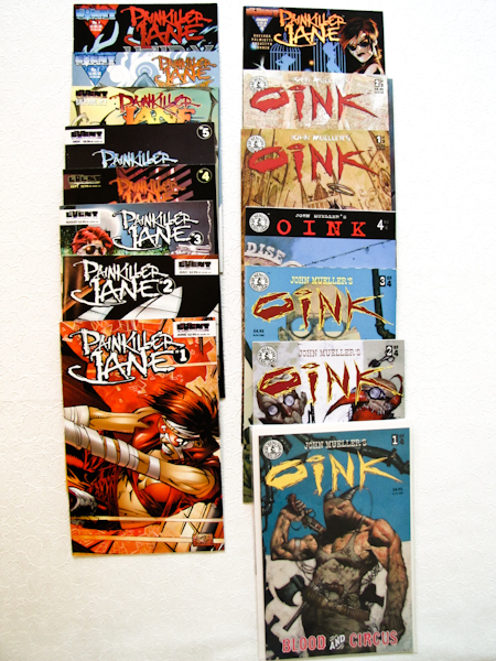 lot 202 image: 15 comics, Oink & Painkiller Jane