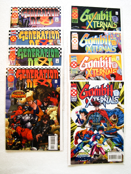 lot 203 image: 8 Marvel Comics, Generation X & Gambit Xternals