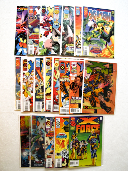 lot 208 image: 20 comics, X Force, X Universe, X Men (Marvel)