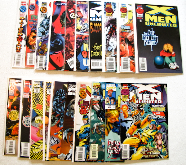 lot 209 image: 20 comics, X Men (Marvel)