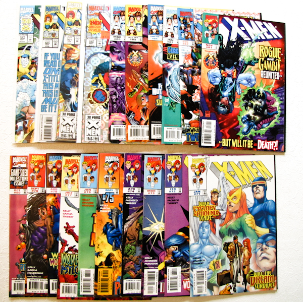 lot 211 image: 20 comics, X Men (Marvel)