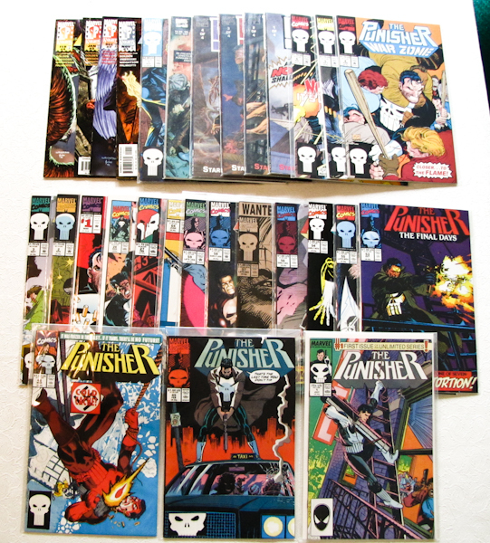 lot 216 image: 29 comics, The Punisher (Marvel)