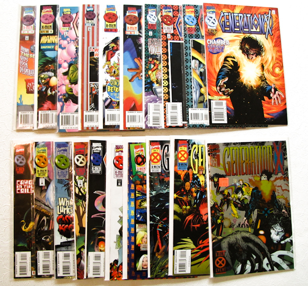 lot 217 image: 20 comics, Generation X (Marvel)