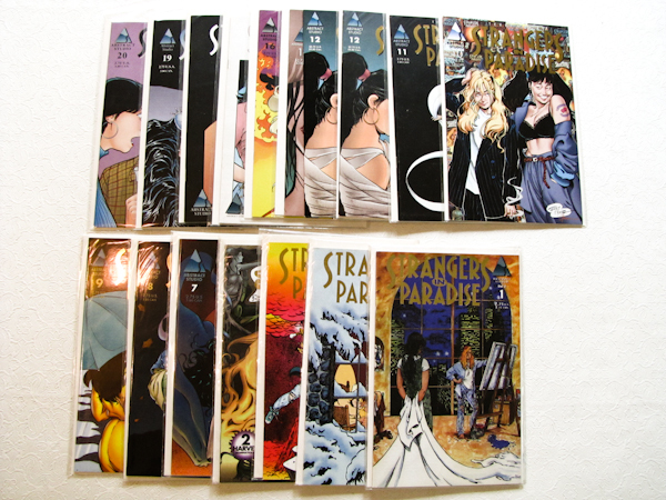 lot 222 image: 17 comics, Strangers In Paradise
