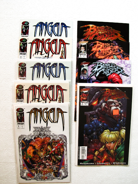 lot 223 image: Image comics, Angela 5 issues, Battle Chasers 3 issues