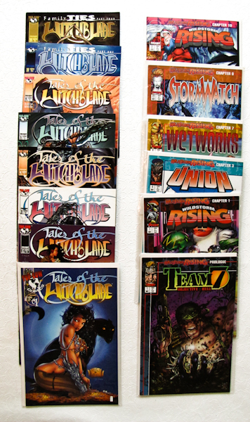 lot 225 image: Comics, Witchblade 8 issues and 6 other issues please see photos