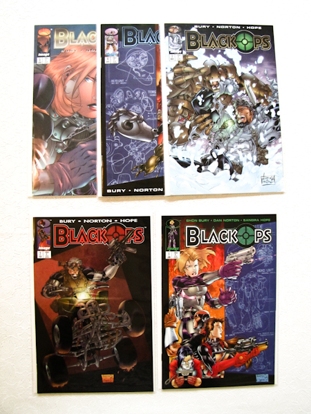 lot 232 image: Image comics, Blackops, 5 issues