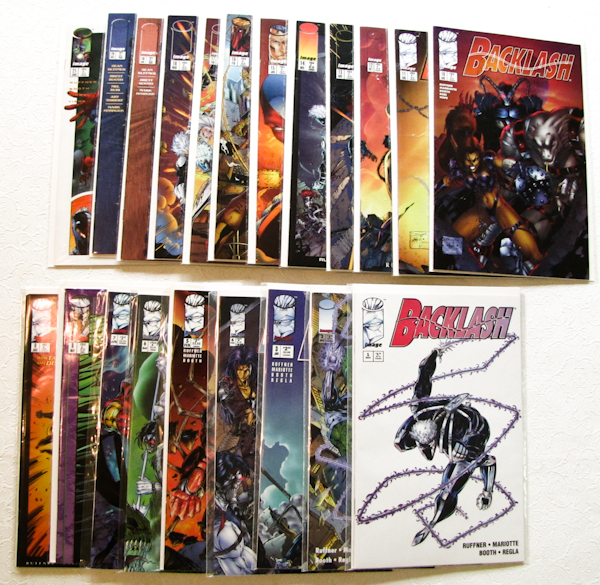 lot 233 image: Image comics, Backlash, 21 issues