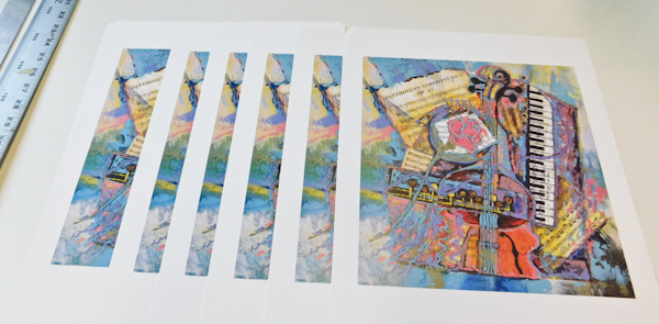 lot 132 image: 10 prints of Beethovens Fifth signed