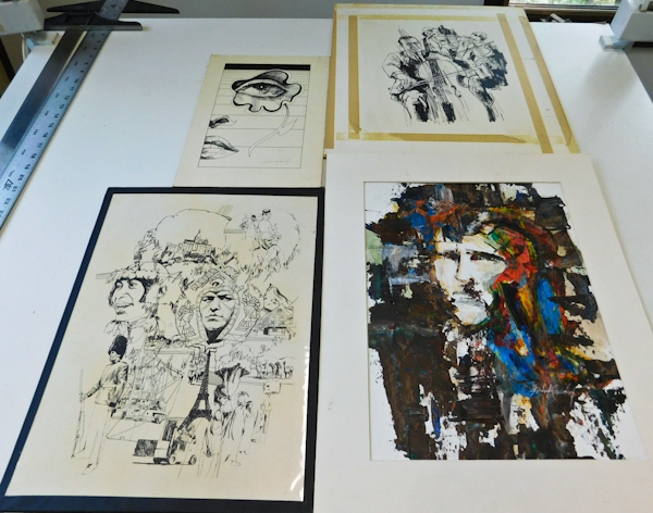 lot 138 image: signed original artwork John Keely