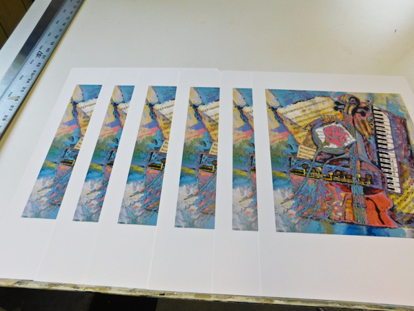 lot 149 image: 10 prints of Beethovens Fifth signed