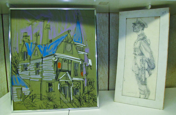 lot 205 image: Original commercial art drawing, signeds