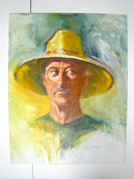 lot 203 image: Original commercial art watercolor, signed