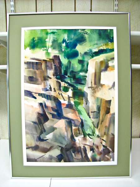 lot 201 image: Original commercial art watercolor, signed