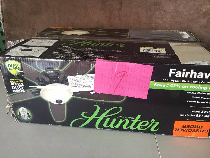 Hunter 52 Ceiling Fan NEW