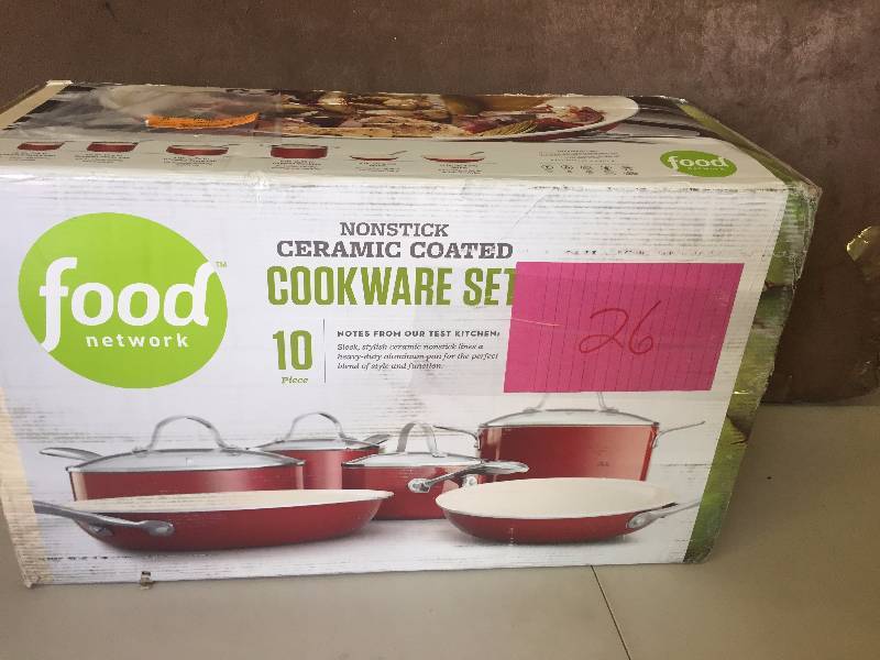 Food Network Cookware Set 10 PCS NEW